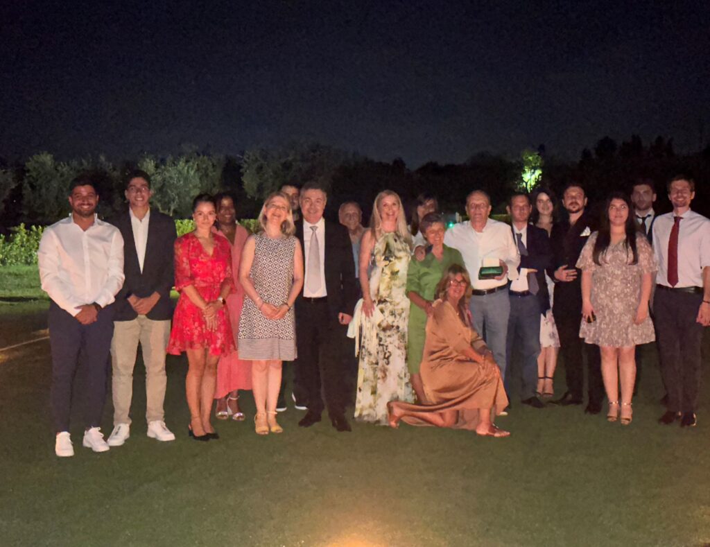 The celebration of the eightieth birthday of Eraldo and Maria Margherita, the generous donors of the San Felice del Benaco Non-Profit Biomedical Research Center in Italy, which houses the MAGI group