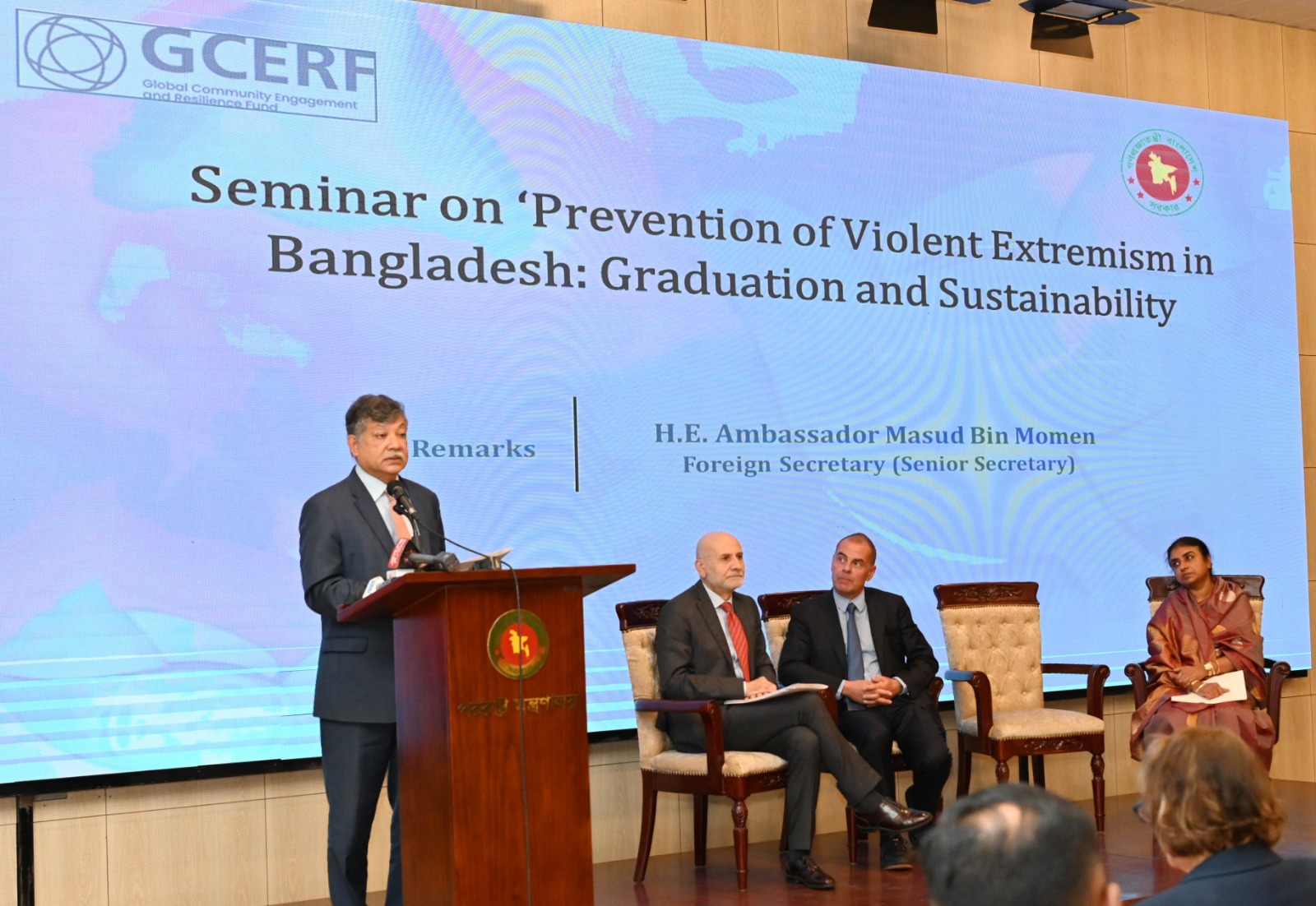 Seminar on ‘Prevention of Violent Extremism in Bangladesh: Graduation ...